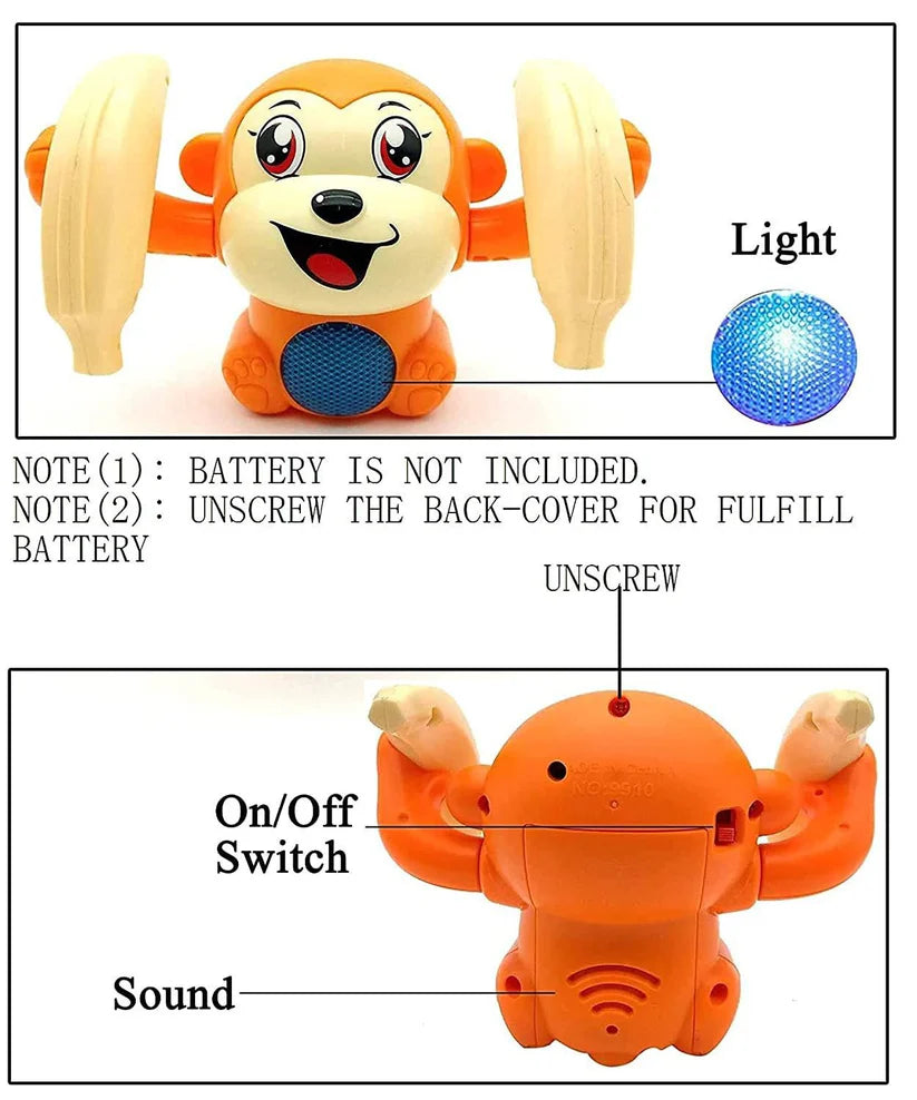 Dancing and Tumbling Monkey Toy