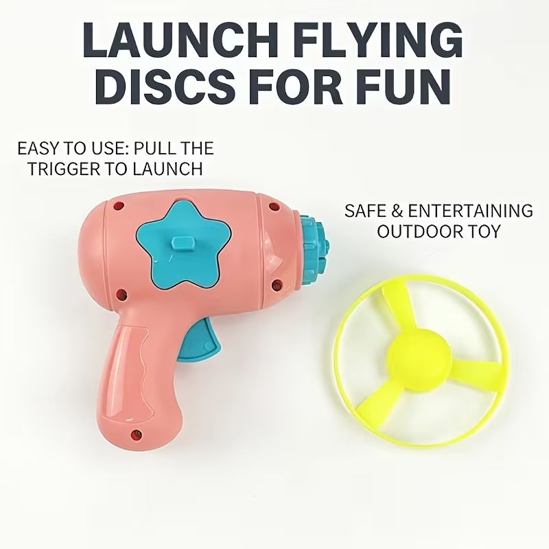 Flying UFO Disc Gun Toy - Perfect for Gifting to Boys & Girls