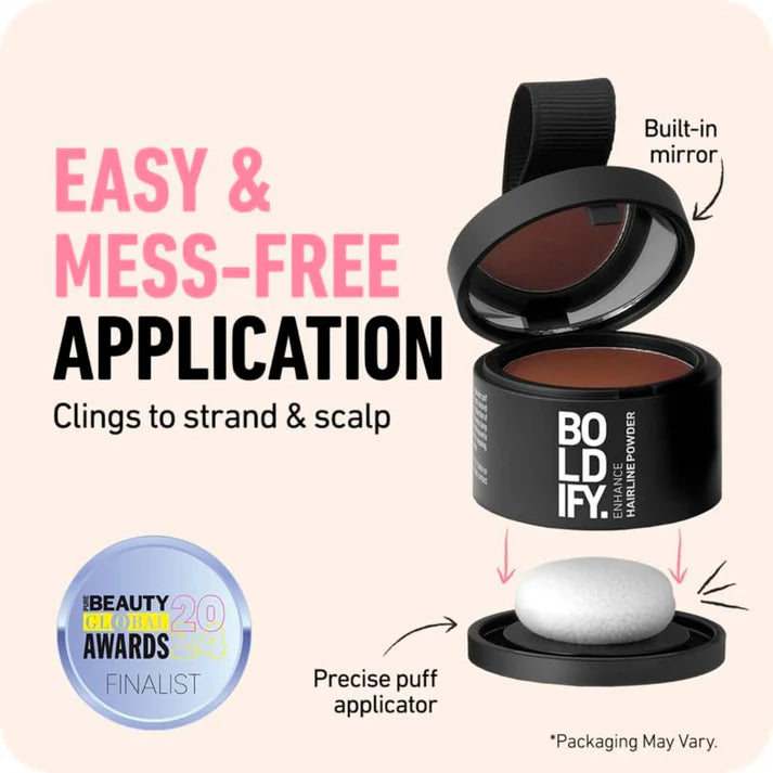 Bald Spot Concealing Hair Powder for Men – Black