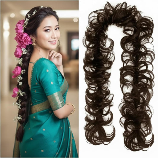 Pack of 2 - Frill Hair Extension - Messy Hair Frill Braid Extension
