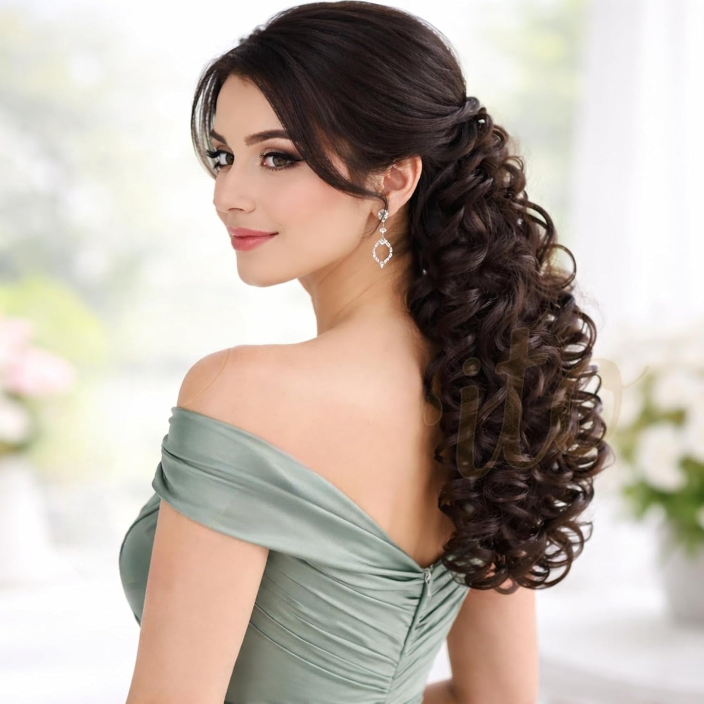 Pack of 2 - Frill Hair Extension - Messy Hair Frill Braid Extension