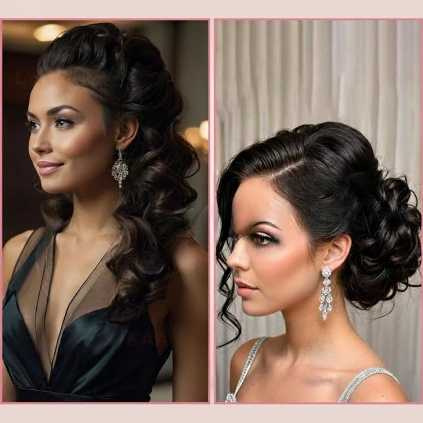 Pack of 2 - Frill Hair Extension - Messy Hair Frill Braid Extension