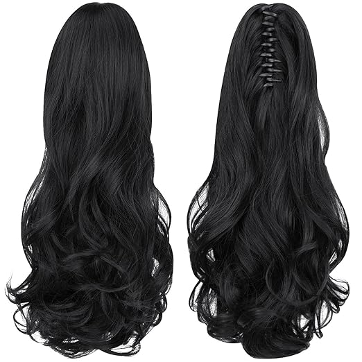 22 Inch Ponytail Hair Extension + FREE Messy Hair Bun (Juda)