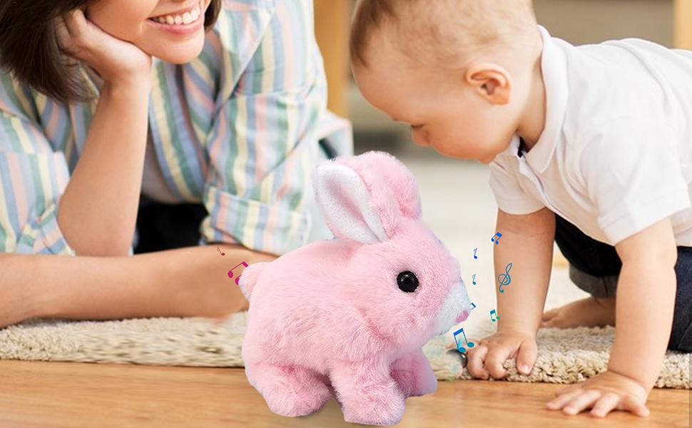 Walking Rabbit Toy for Kids - Moves with Music - Perfect Gift for Boys & Girls